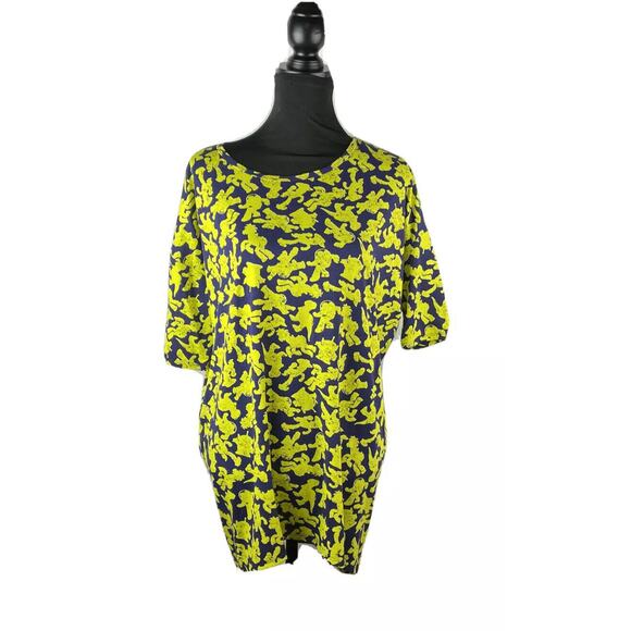 Lularoe Disney Medium Irma Tunic Top Toy Story Teacher Dinosaur Neon NWT - Picture 2 of 11